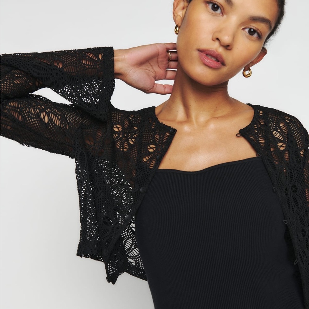 Reformation Lillian Knit Top Size Small